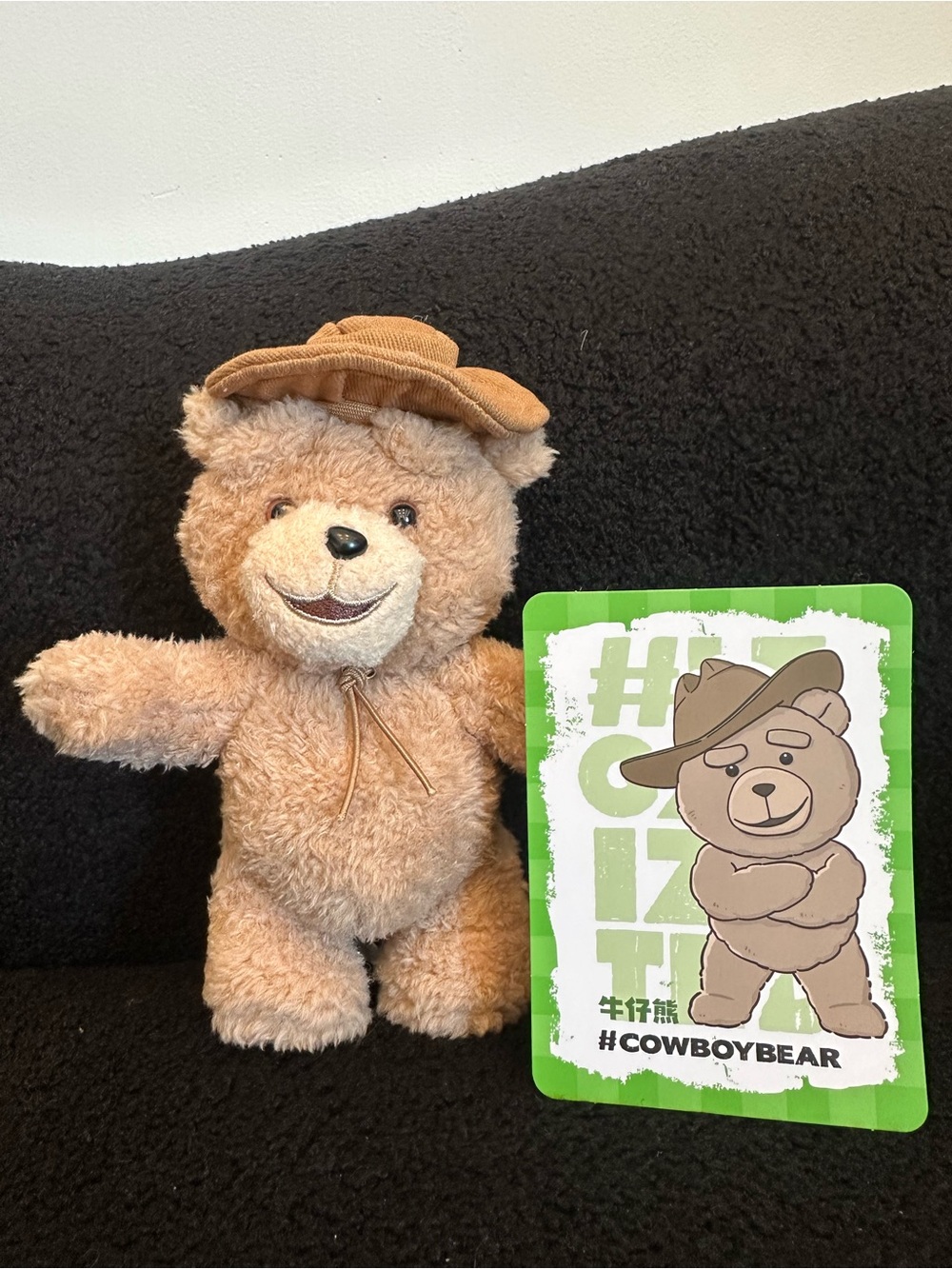 POP MART Ted 2 keychain plushie-Cowboy Bear